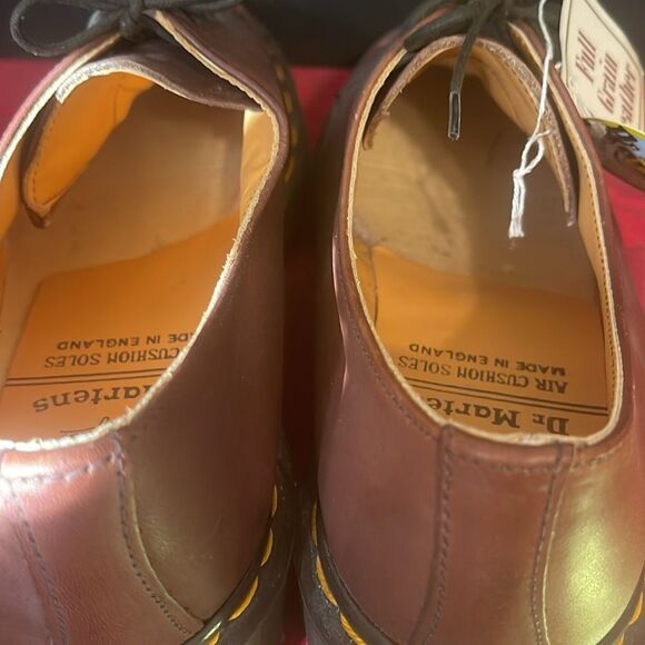 Vintage Dr. Martens AirWair 1461 NWT No Box Handmade in England Mens 8 Womens 10 - Picture 14 of 14